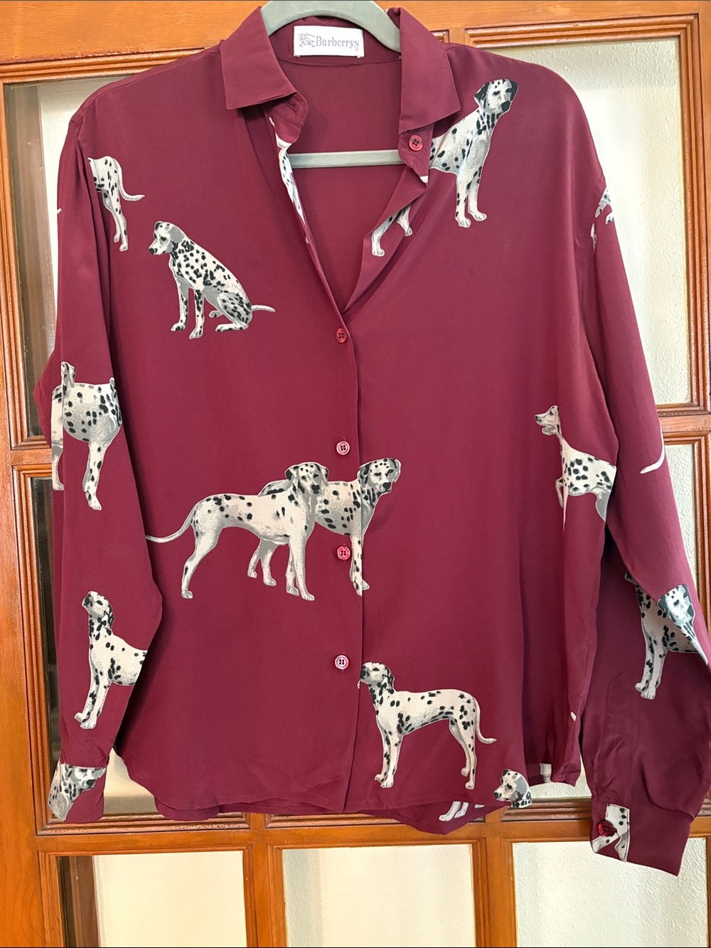 Vintage Burberrys Silk Shirt